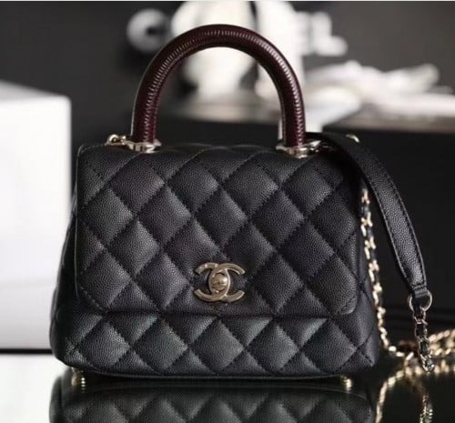 حقيبه جلد طبيعي (كاڤيار) اعلى جوده mini siz13 *19...
