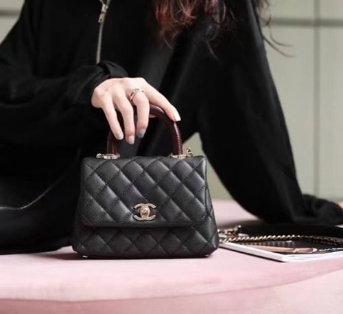 حقيبه جلد طبيعي (كاڤيار) اعلى جوده mini siz13 *19...