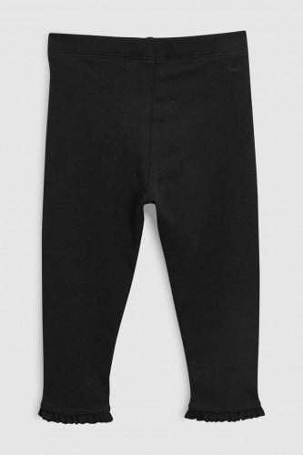 ليقنز بناتي أسود بتذييل دانتيل ماركة نكست