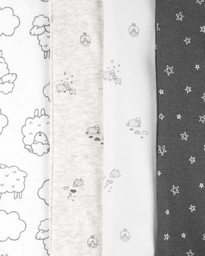 طقم 7 قطع بربتوز ماركة كارترز - رمادي