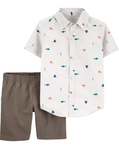 بدلة ولادي قطعتين ماركة كارترز