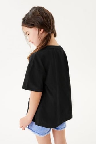 بلوزة بناتي واسعة أسود ماركة نكست