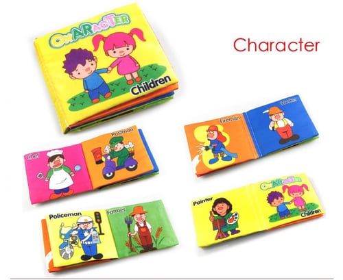 كتاب قماشي تعليمي