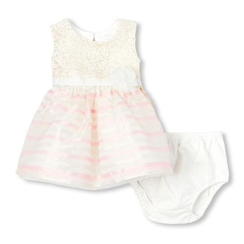 فستان بناتي مخطط ماركة the children's place