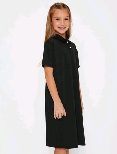 فستان بناتي أسود - كلر
