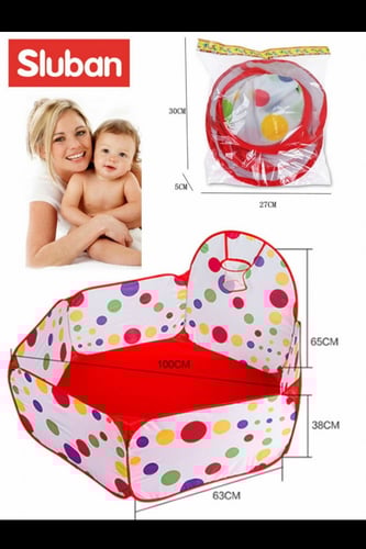 سياج لعب للأطفال - بدون الكرات