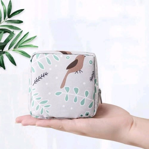 منظم الفوط الصحية ومواد التجميل مع دعامة اسفنجية