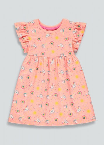 فستان بناتي برتقالي ماركة ماتلان