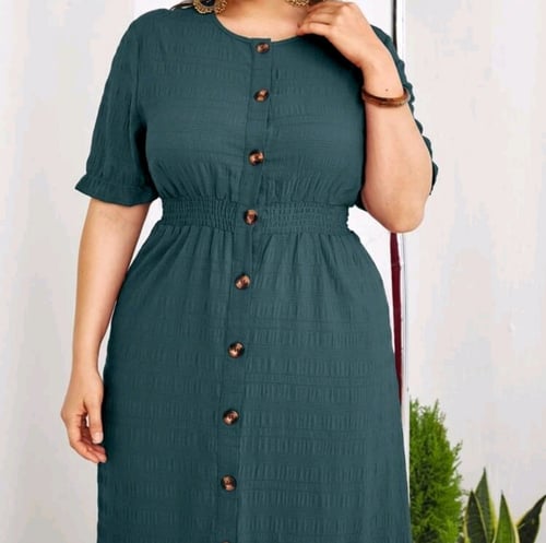 فستان نسائي طويل - أخضر