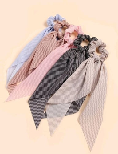 5 حبات ربطة شعر - اكسسوار شعر - موديل رقم 38