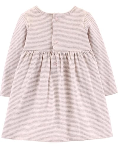 فستان بناتي ماركة كارترز-وردي مخطط