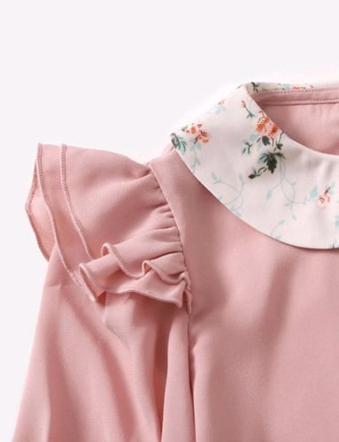 بدلة بناتي قطعتين بلوزة وتنورة