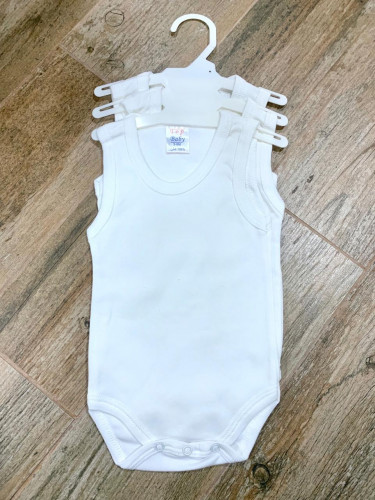 طقم 3 بربتوز أبيض (كتف عريض)