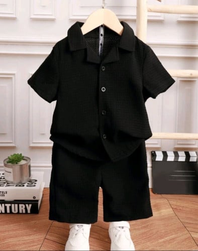 طقم ولادي أسود - كلر