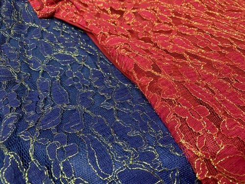 فستان نسائي دانتيل أزرق