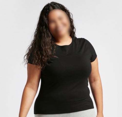 بلوزة نسائي جيب دائري ماركة ماكس - مقاسات كبيرة