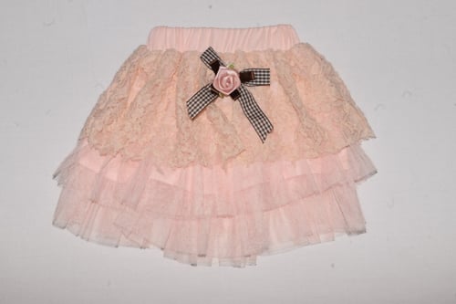 طقم بلوزة وتنورة - وردي