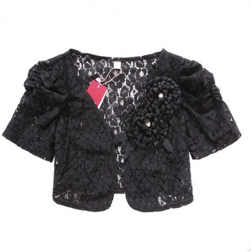 سترة نسائية دانتيل بزهرتين 9305