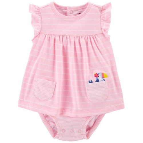 فستان - بلوزة بشبك بناتي ماركة كارترز