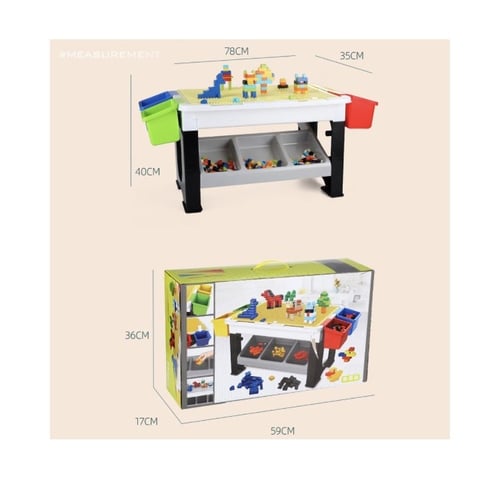 ليتل ستوري طاولة مكعبات تركيب ليغو 300 قطعة