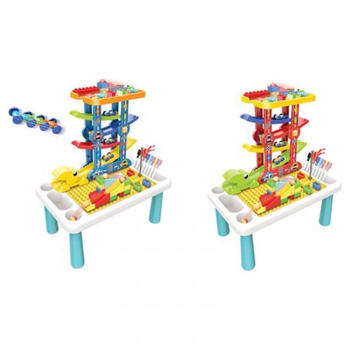 ليتل ستوري طاولة مكعبات تركيب مسارات السيارات