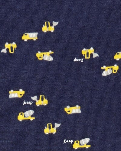 طقم 3 قطع ولادي ماركة كارترز - أصفر وكحلي