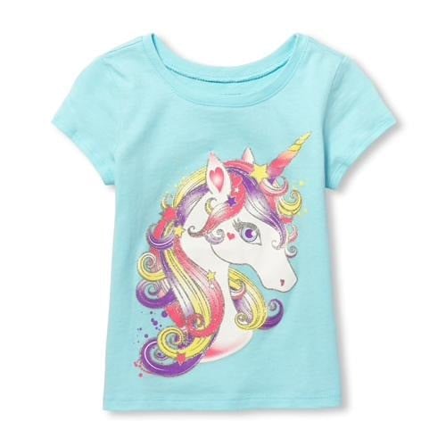 بلوزة بناتي ماركة The children's place - ييونيكورن...