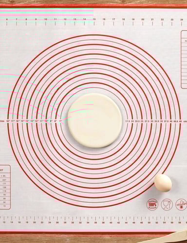 بساط سيليكون للعجن والتحوير