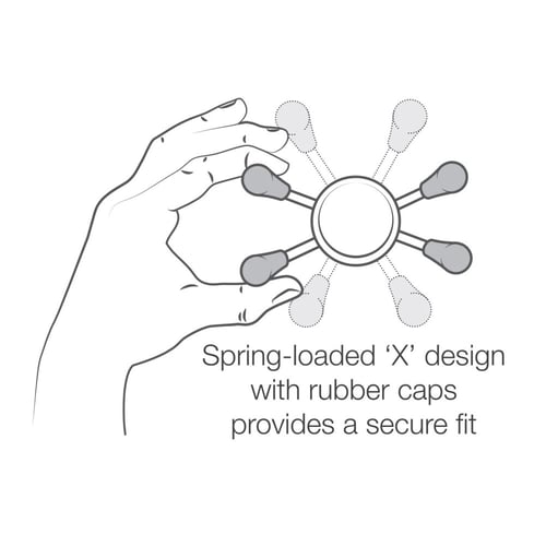 رام قاعدة شفط على الزجاج بحجم عصا قصير تتناسب مع ا...