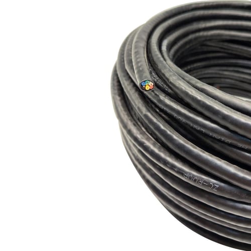 كابل فرار هوائي 6 خطوط مع الأرضي (35 متر)