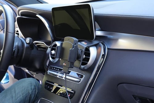 بروديت قاعدة لاسلكي نشط Qi مع مقبس ولاعة و يو اس ب...