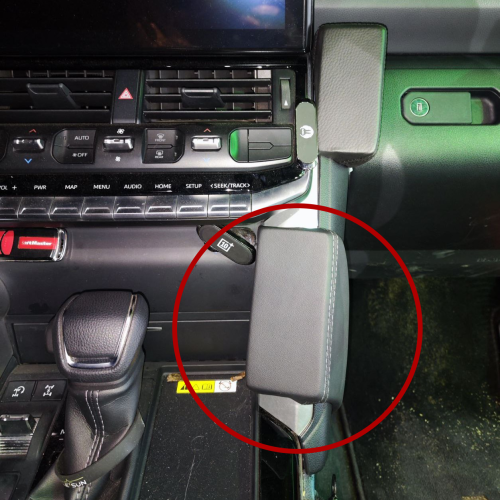 كودا قاعدة جلد أسود تويوتا لاندكروزر إل سي 300 202...