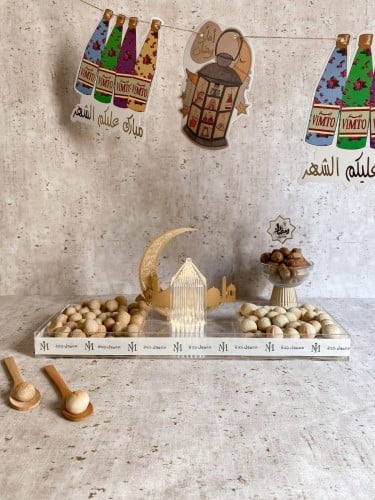 صحن اكريلك باضاءه