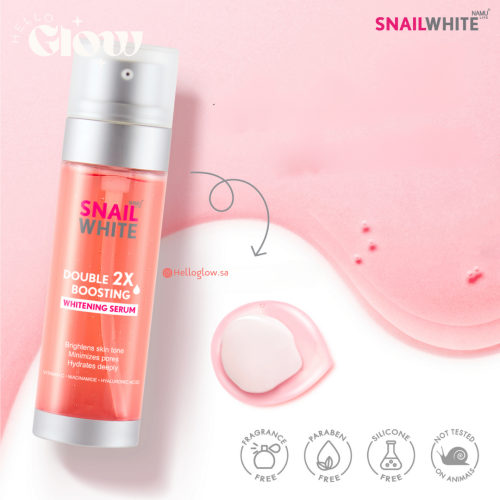 سيروم التفتيح المعزز من سنيلوايت SNAILWHITE - DOUB...