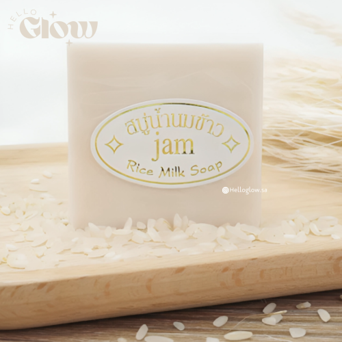 صابون حليب الارز التايلندي-  jam rice milk soap สบ...