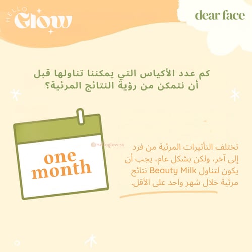 حليب الكولاجين بالشمام من بيوتي ميلك- Dear face Be...