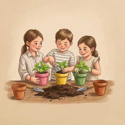 ورشة اصنع هديتك الحية - اطفال