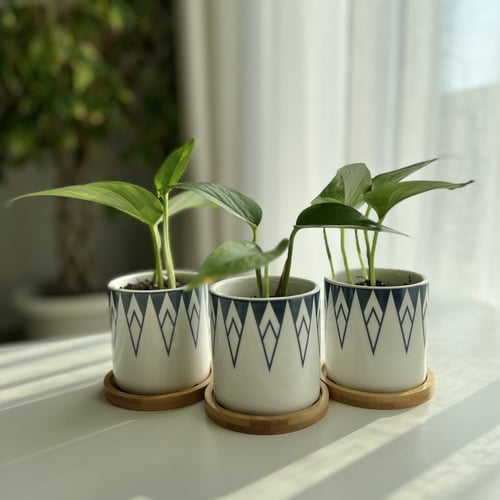 1 بوتس - حوض سيراميك مع قاعدة خشب