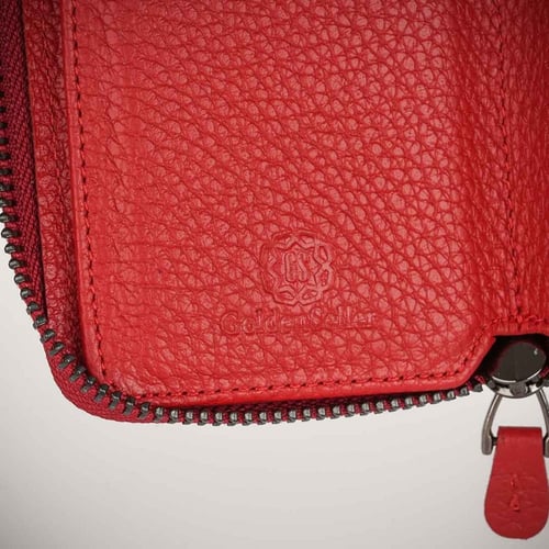 محفظة البائع الذهبي سحاب