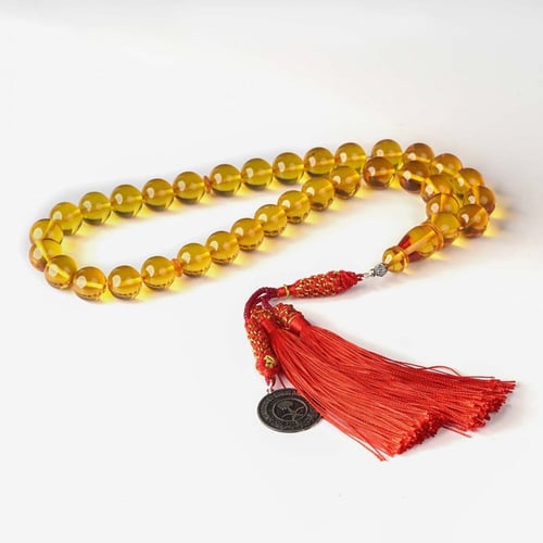 مسباح صفراء بشعار المملكة