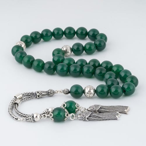 طقم عقيق اخضر