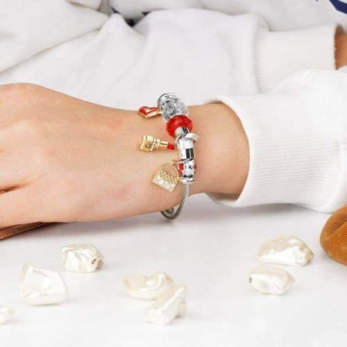 اسوارة ستانلس احمر