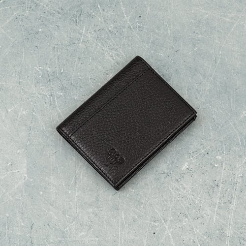 محفظة جلد طبيعي للبطاقات