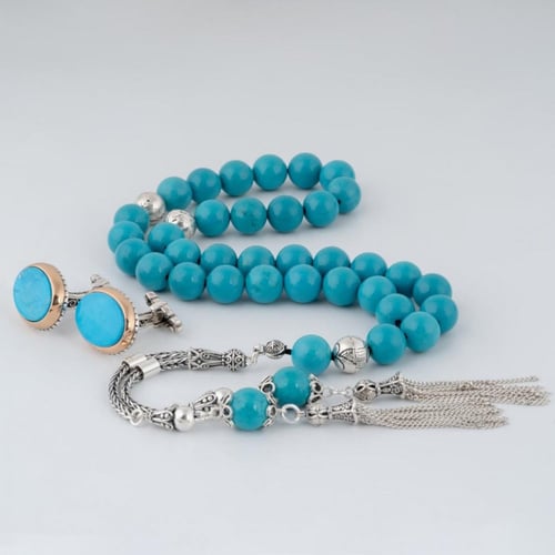 طقم لون فيروزي