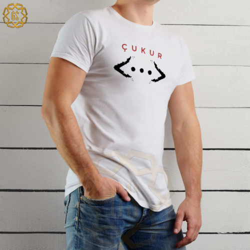 تيشيرت الحفرة ابيض