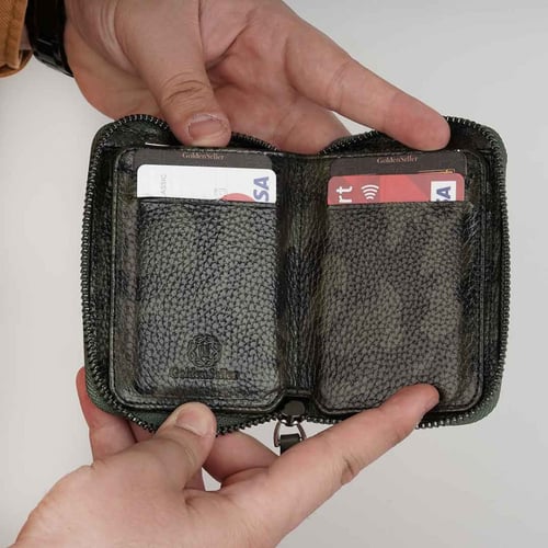 محفظة البائع الذهبي جيشي سحاب