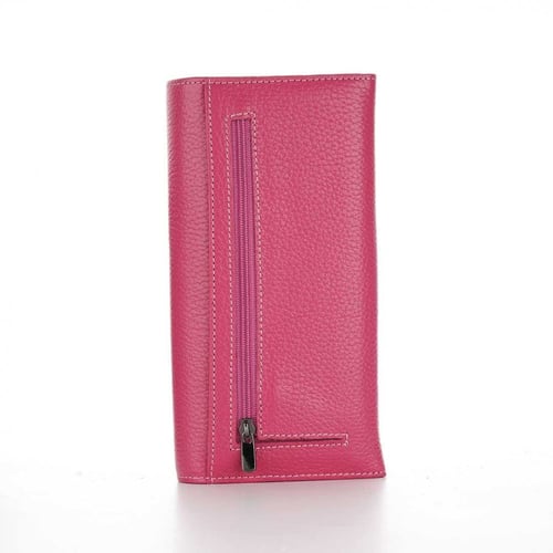 محفظة البائع الذهبي لون وردي