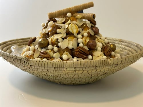 سلة خوص كيلو تقريبا60حبه سكري مكشوف محشي دايجستف ب...