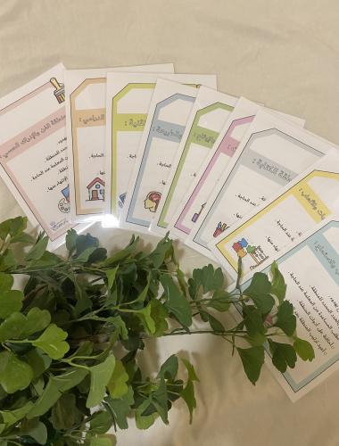 اشارات ناطقة قوانين مراكز التعلم او الأركان التعلي...