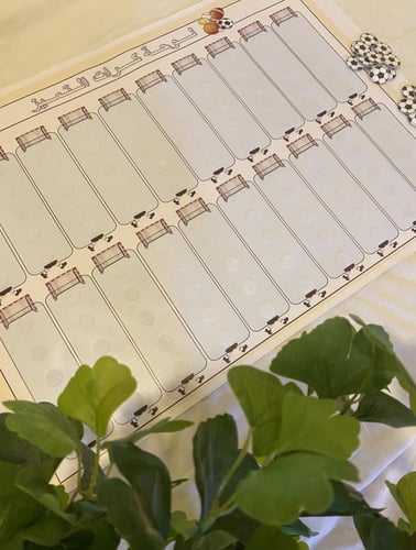 لوحة كرات التميز في بنان الطفولة للاولاد